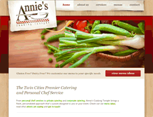 Tablet Screenshot of anniescookingtonight.com